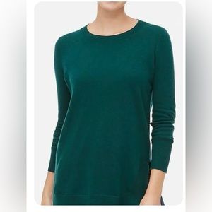 NWT Women’s J Crew Factory Wool-Blend Tunic Sweater AC624 - Academic Green - XS